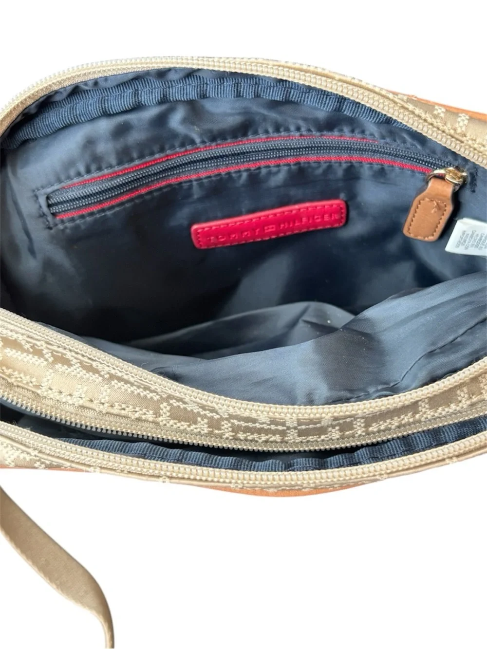 Tommy Hilfiger Cynthia Monogram Camera Crossbody Bag